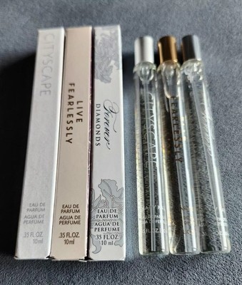 MARY KAY Forever Diamonds, Live Fearlessly & Cityscape Travel .35oz Perfume