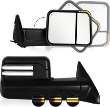 Pair Power Heated Towing Mirrors Switchback Signals For 2009-2018 Dodge Ram 1500 Pair Power Heated Towing Mirrors Switchback Signals For 2009-2018 Dodge Ram 1500