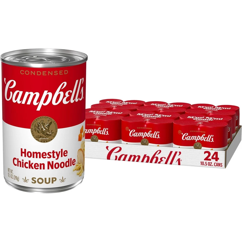Sopa de fideos de pollo Campbell’s Homestyle, 10,5 oz, paquete de 24 Foto 3 de 4