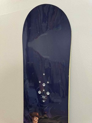 Kids Toy Story Burton Chopper 125cm Snowboard Rare Woody Buzz