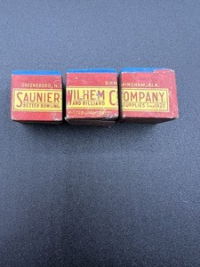 Vintage Saunier-Wlihem Company Billiard Pool Chalk