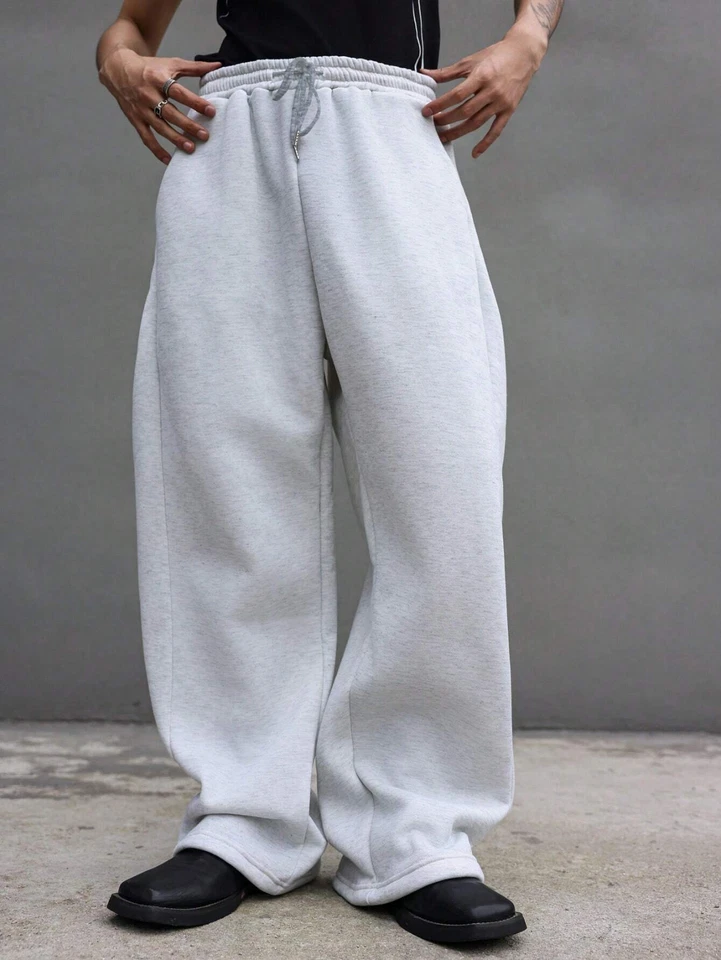 Men's Loose Fit Drawstring Sweatpants – Wide Leg, Baggy, Perfect Gift - Image 4 of 4