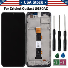 LCD Touch Screen Digitizer  Frame For Cricket Outlast U680AC/ATT Jetmore U680AA