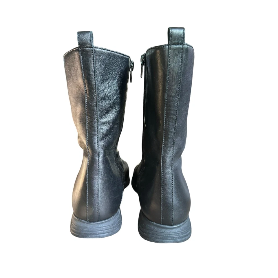 Bota Amalfi by Rangoni James Negra 8.5 Combate Informal Confort Moderna Elegante Foto 3 de 4