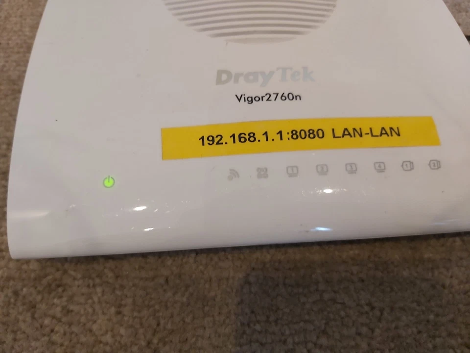 DrayTek Vigor 2760N Wireless Router - NO ADAPTOR INCLUDED - Working - Used - Image 2 of 4