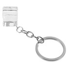Ice Cube Keychain Keychains Miss Alloy Keyrings with Metal Charm