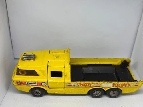 1972 Matchbox Super Kings K-7 Racing Car Transporter VINTAGE England