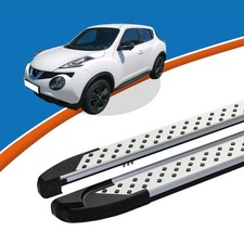 Trittbretter passend für Schweller Nissan Juke ab Baujahr 06/2010 SOMA Silber mI