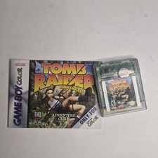Tomb Raider Starring Lara Croft Game Boy Color Cartridge with Original Manual