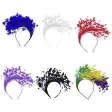 Lightweight Feather Hair Accessory For Halloween Cosplay And Themed Party