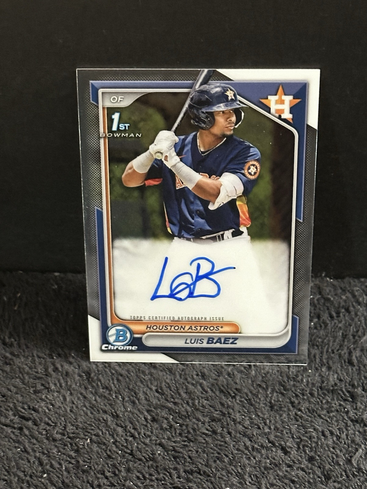 Luis Baez 2024 1st Bowman Chrome Auto #CPA-LB Houston Astros