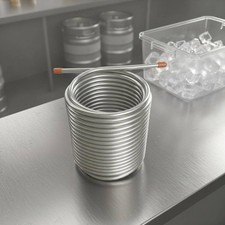 Beer Chiller Pipe Easy to Clean Beer Wort Chiller Long-Lasting for Restaurant