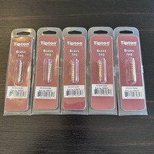 5 New Genuine Factory Sealed TIPTON Brass Jag 696435 .243/6mm Caliber Brass Jag