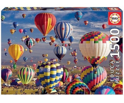 NEW Educa Jigsaw Puzzle 1500 Pieces 14+ Ages Hot Air Balloons
