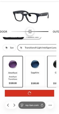 Meta Gen2 Transition GlassesCustom
