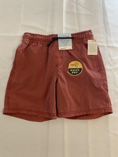 Cat Jack Boys Quick Dry Stretch Pull-On Shorts Rust M 8 Pockets