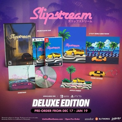 Slipstream Deluxe Collector's Edition PS5 US Limited Run Games LRG New (Racing)