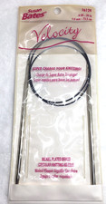 Susan Bates Velocity 29  Circular Knitting Needle Nickel Plated Brass US 6/4.0mm