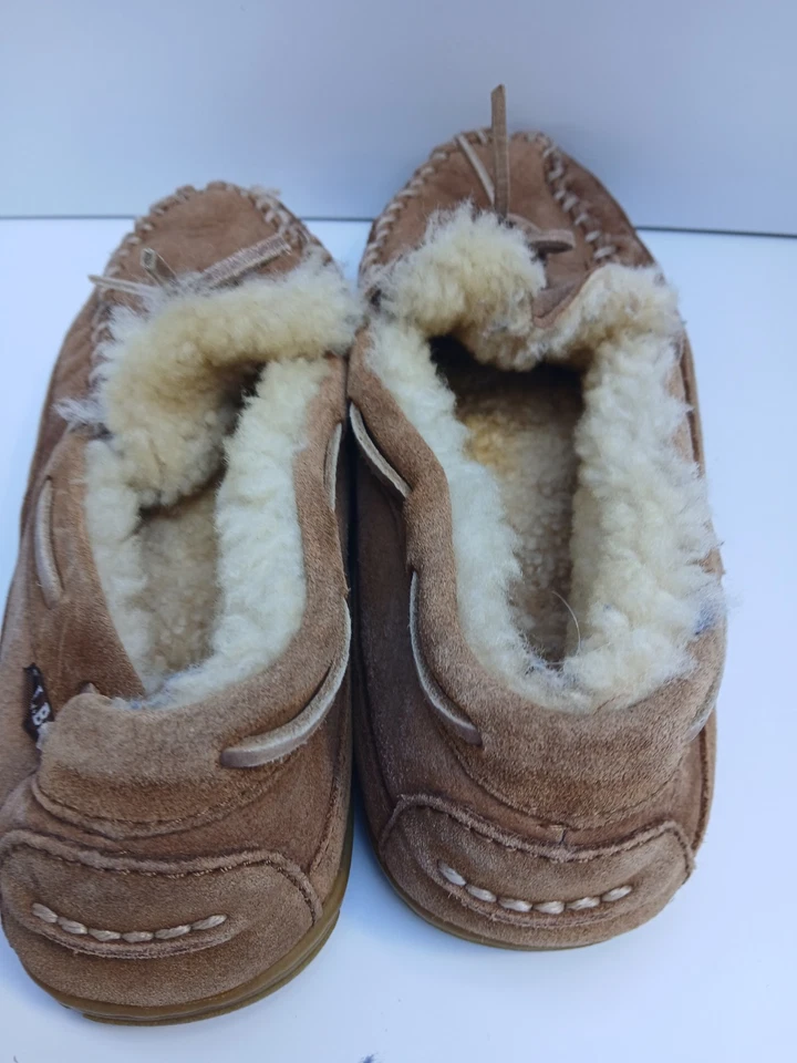 Mocasines L.L.Bean Wicked Good suela de goma forrados de piel de oveja para mujer talla 8W Foto 4 de 4