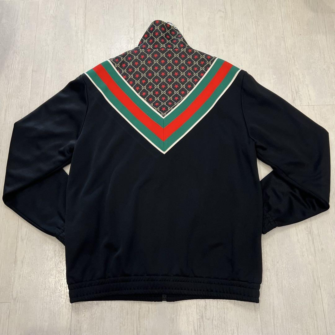 Gucci Gg Star Jacket Black Xs Jersey Hoodie | eBay Gucci Gg Star Jacket Black Xs Jersey Hoodie | eBay