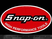 Snap On High Performance Tools - Original Vintage 1980s Racing Decalsticker Lg Snap On High Performance Tools - Original Vintage 1980s Racing Decalsticker Lg