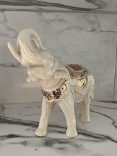 Lenox China Jewels Palace Porcelain Elephant Figurine , Made In U. S . A .