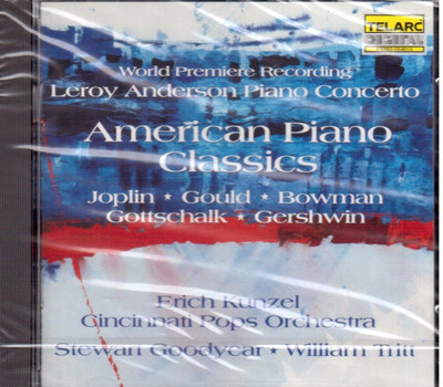 Erich Kunzel, Cincinnati Pops: American Piano Classics, Anderson, Gershwin - CD