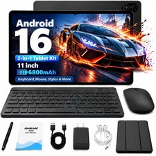 2026 Tablet 11 Inch Android 16 Tablet PC 24 GB RAM 64 GB ROM 1 TB TF Expandable