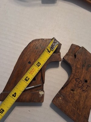 Colt Single Action Army SAA Wood Grips Smooth with Screw | eBay