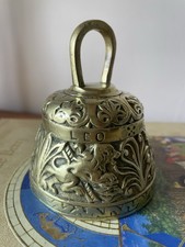 Vintage Sanctuary Bell, Sanctus, Brass, Heavy, Mass, Church, Home Decor