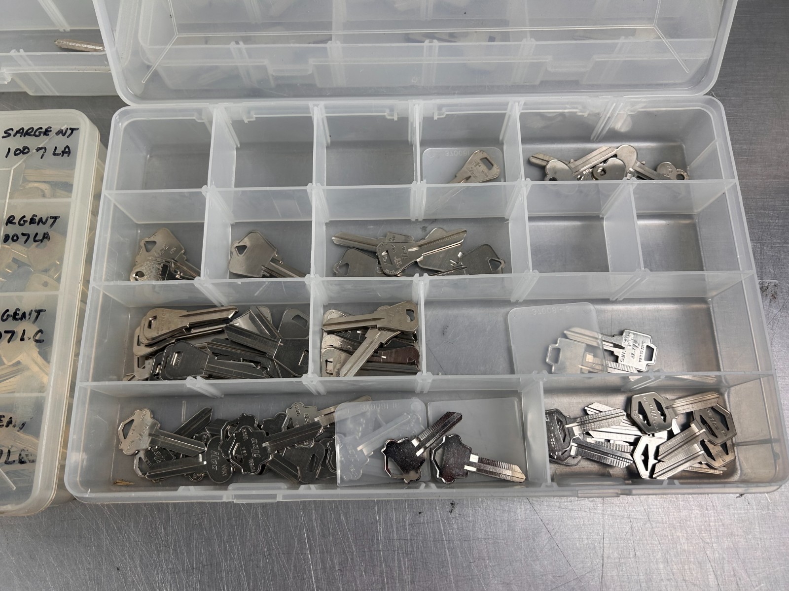 Huge Lot of ilco Key Blanks New in Organizers Locksmith Stock 2