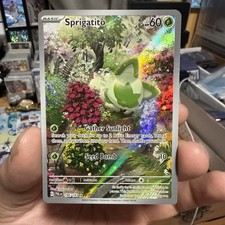Sprigatito 196/193 Paldea Evolved Illustration Rare Pokémon TCG