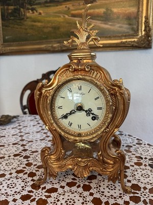 Kaminuhr Bronze,Franz Hermle XV luis still  Kaliber 131-070(18cm)Nummer:160