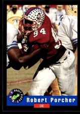 1992 Classic Robert Porcher Rookie Detroit Lions #80