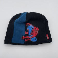 Spider Man Hat Cap Beanie Marvel Knit Embroidered Youth Kids Superhero Comic