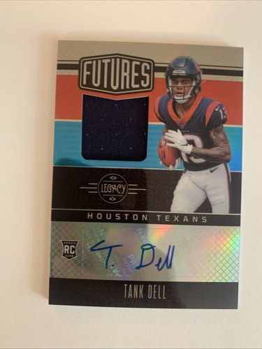 2023 Panini Legacy - Futures Patch Autographs Tank Dell #FAPS-21 Silver /249...