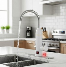 Instant LED Heater Electric Water Fast Heating Faucet Hot Cold Mixer Tap Faucet