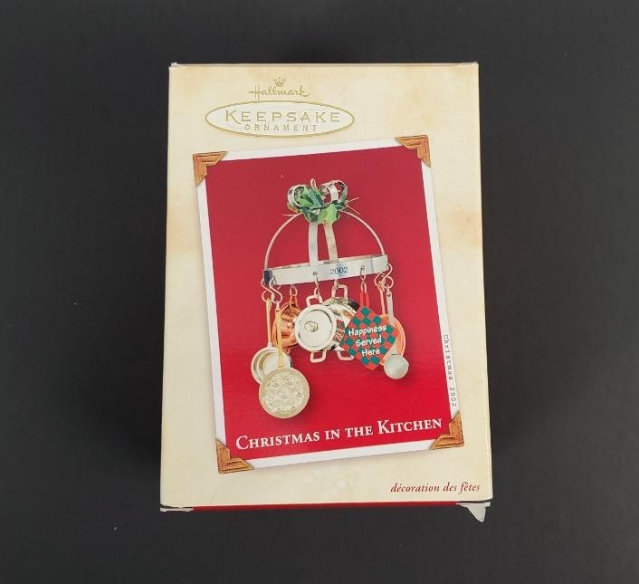 Hallmark Keepsake Ornament 2002 Christmas in the Kitchen 2002 Pots Pans