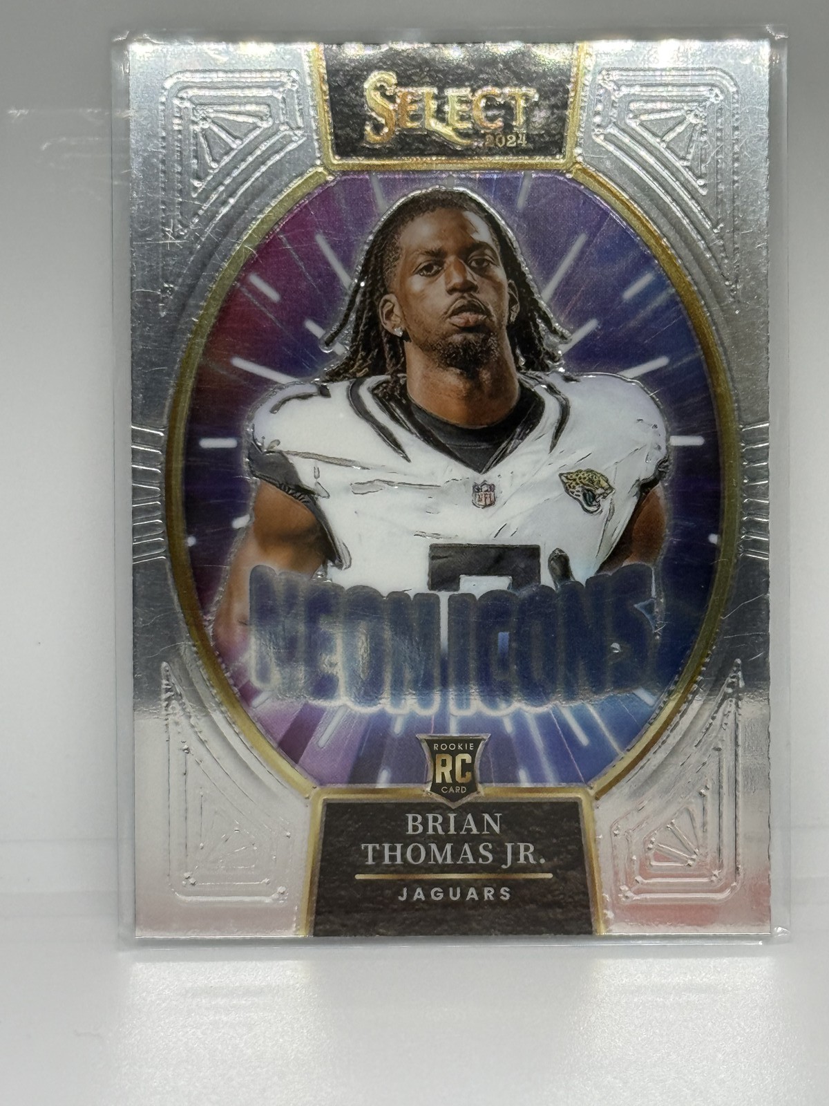 2024 Panini Select #17 Brian Thomas Jr. Neon Icons