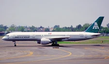 Boeing 757-200 B-757 Mexicana Desk Wood Airplane New Model Large Scale 1/100