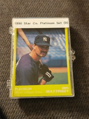 1990 Star Company Don Mattingly PLATINUM Complete Set 588 /1000 in Original Case