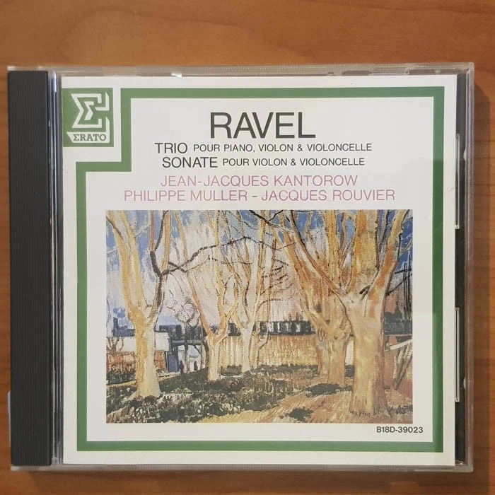 KANTOROW / MULLER / ROUVIER ravel trio / sonate JAPAN EX/VG+ (CD Album, Klassik) - Bild 1 von 4