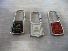 Mack Trucks Metal Chrome Keychain Key Ring Tag Fob semi- 1 1/8 x 2 5/8