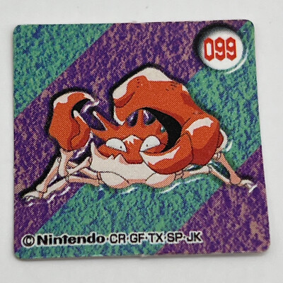 Kingler Pokemon GP Pocket Card Mini Card No.099 Pocket Monster Nintendo Japan