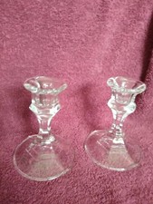 Set of 24%full lead Crystal candles made in USA