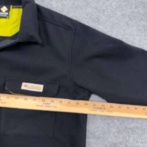 Columbia Camicia Giacca Uomo M Nero Wallowa Shacket Heritage Retrò NUOVO $110 - Foto 6 di 10