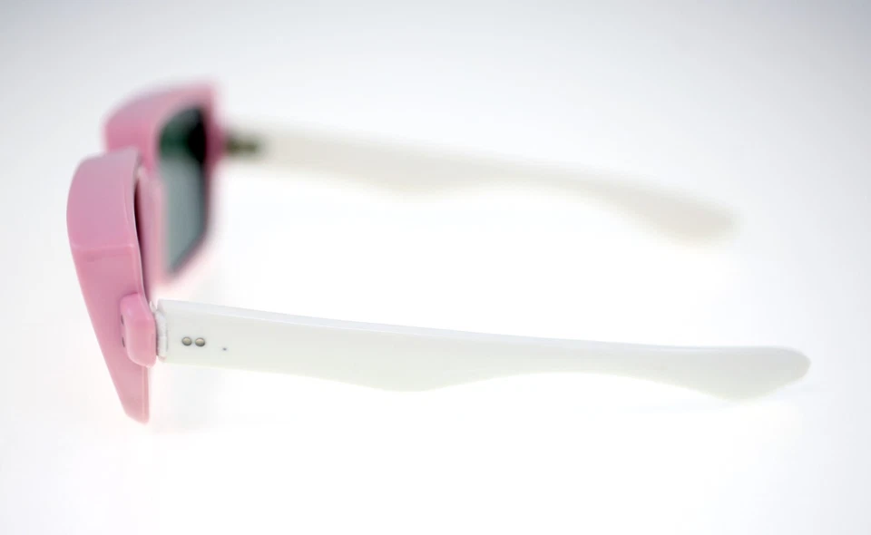 Vintage 1970s French ‘Pink TV’ square-shaped sunglasses (Weight: 38g) - Image 3 of 4