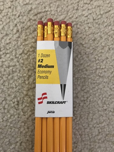 Skilcrat # 2 wood pencils - 12, NEW old stock - Picture 2 of 3