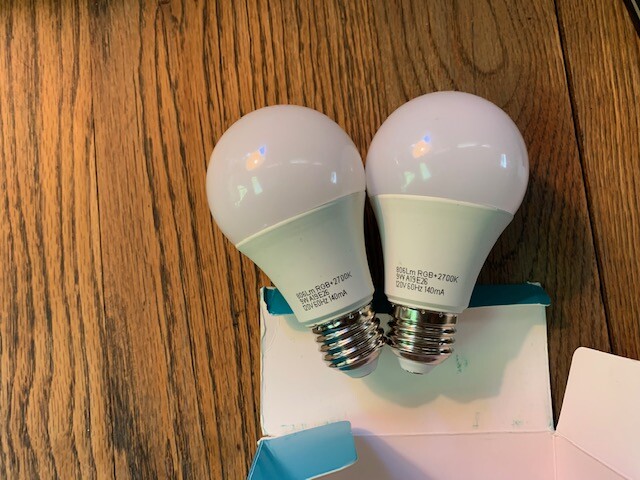 BrizLabs Smart Light Bulbs, 9W WiFi No Hub Required, Warm White