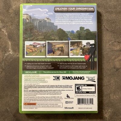 Minecraft Xbox 360 Edition, Microsoft, Xbox 360, 885370606515